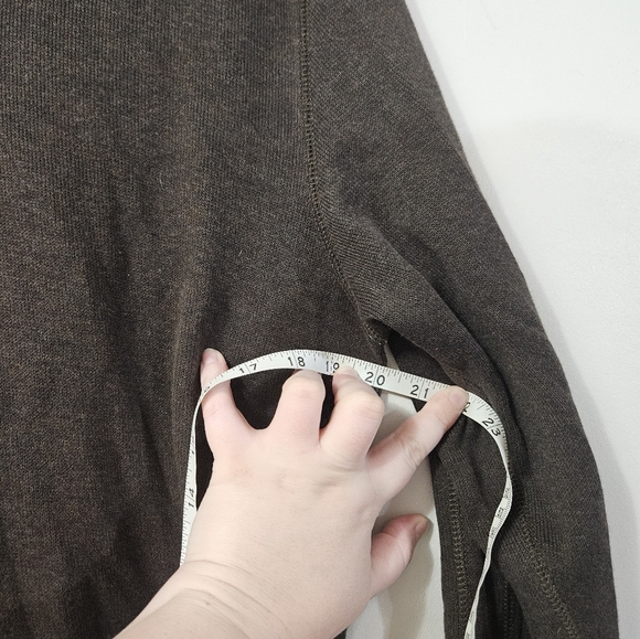Banana Republic Brown Quarter Zip Seeater! - Picture 3 of 5